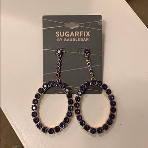 Baublebar Navy Circle Earrings